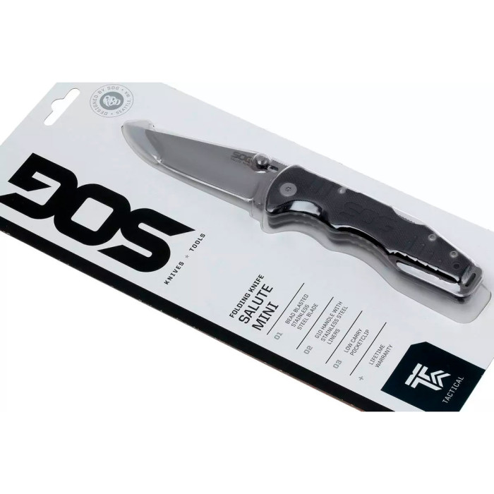 Ніж SOG Salute Mini Bead Blasted (SOG FF1001-CP) 