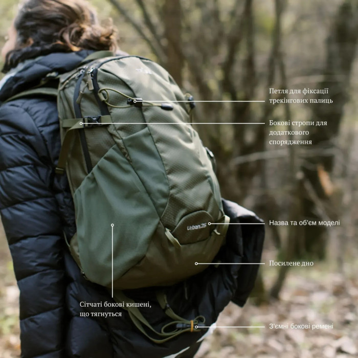 Рюкзак Tribe Urban 25 л T-IC-0022-olive