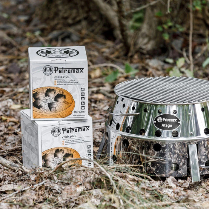 Брикети вугільні Petromax Cabix Plus Briquettes for Dutch Oven and BBQ 3 кг 