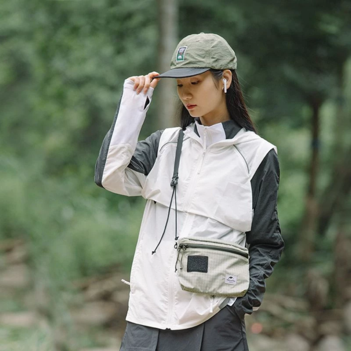 Сумка мала Naturehike NH20BB204, 3л, графіт в клітинку 