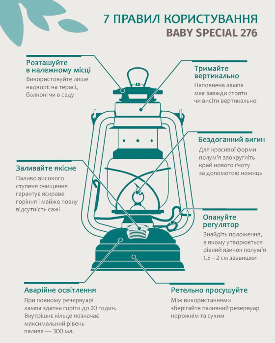 Гасова лампа Feuerhand Baby Special 276 Matt Black 