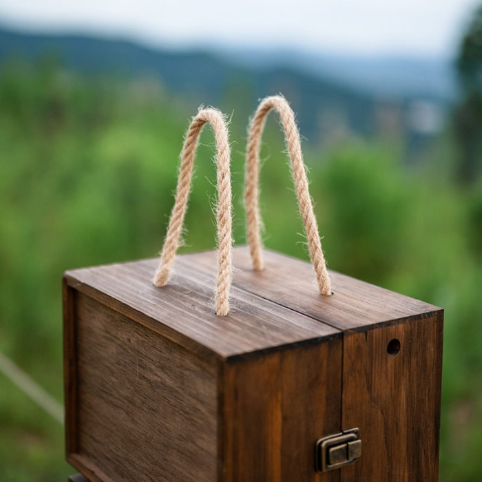 Етажерка з полицями Naturehike CNH22JU018, натуральне дерево 