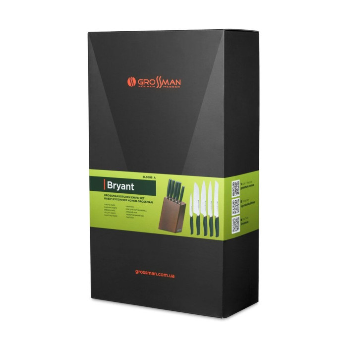 Набір кухонних ножів Grossman SL3086A-Bryant 
