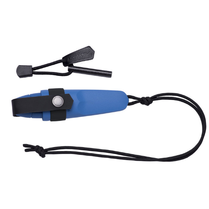 Ніж Morakniv Eldris, нержавіюча сталь, шнурок, кресало (синій) 
