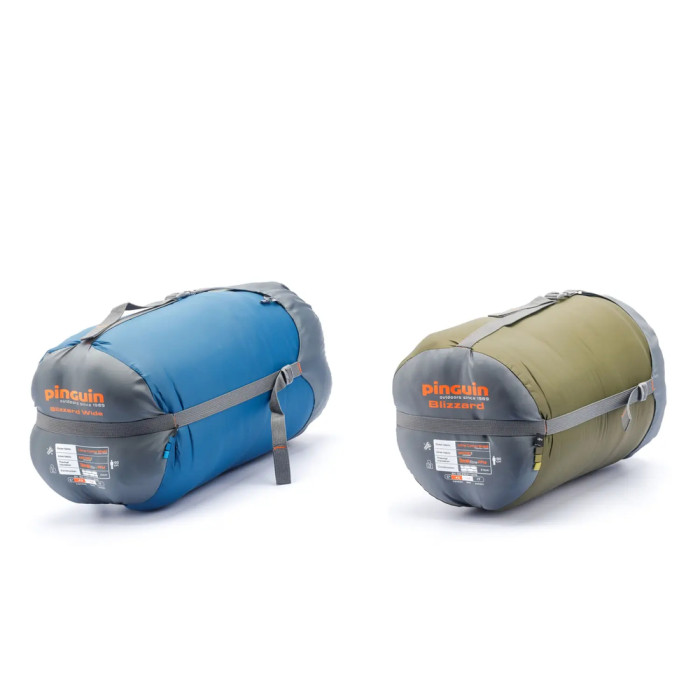 Спальний мішок Pinguin Blizzard (4/-1°C), 190 см (Wide) - Right Zip, Blue (PNG 239850) 2020 