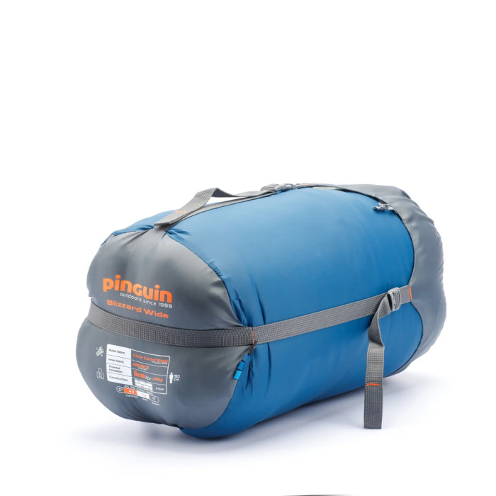 Спальний мішок Pinguin Blizzard (4/-1°C), 190 см (Wide) - Right Zip, Blue (PNG 239850) 2020 