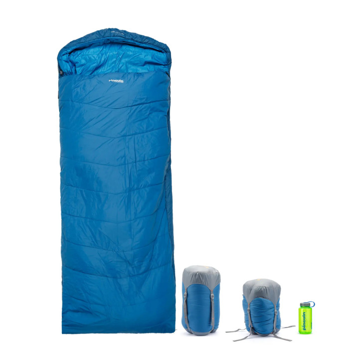 Спальний мішок Pinguin Blizzard (4/-1°C), 190 см (Wide) - Right Zip, Blue (PNG 239850) 2020 