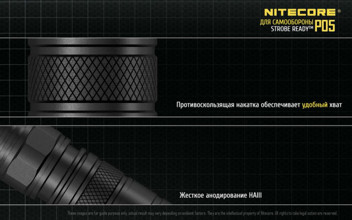 Ліхтар Nitecore P05, чорний 