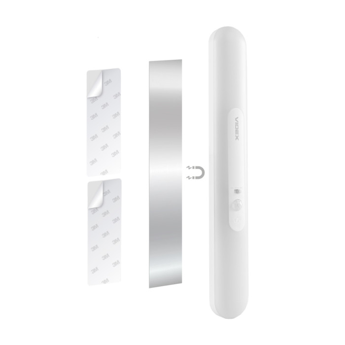 Світильник акумуляторний з датчиком руху VIDEX VL-NL013W-SR 