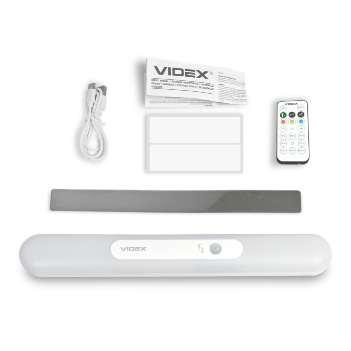 Світильник акумуляторний з датчиком руху VIDEX VL-NL013W-SR 