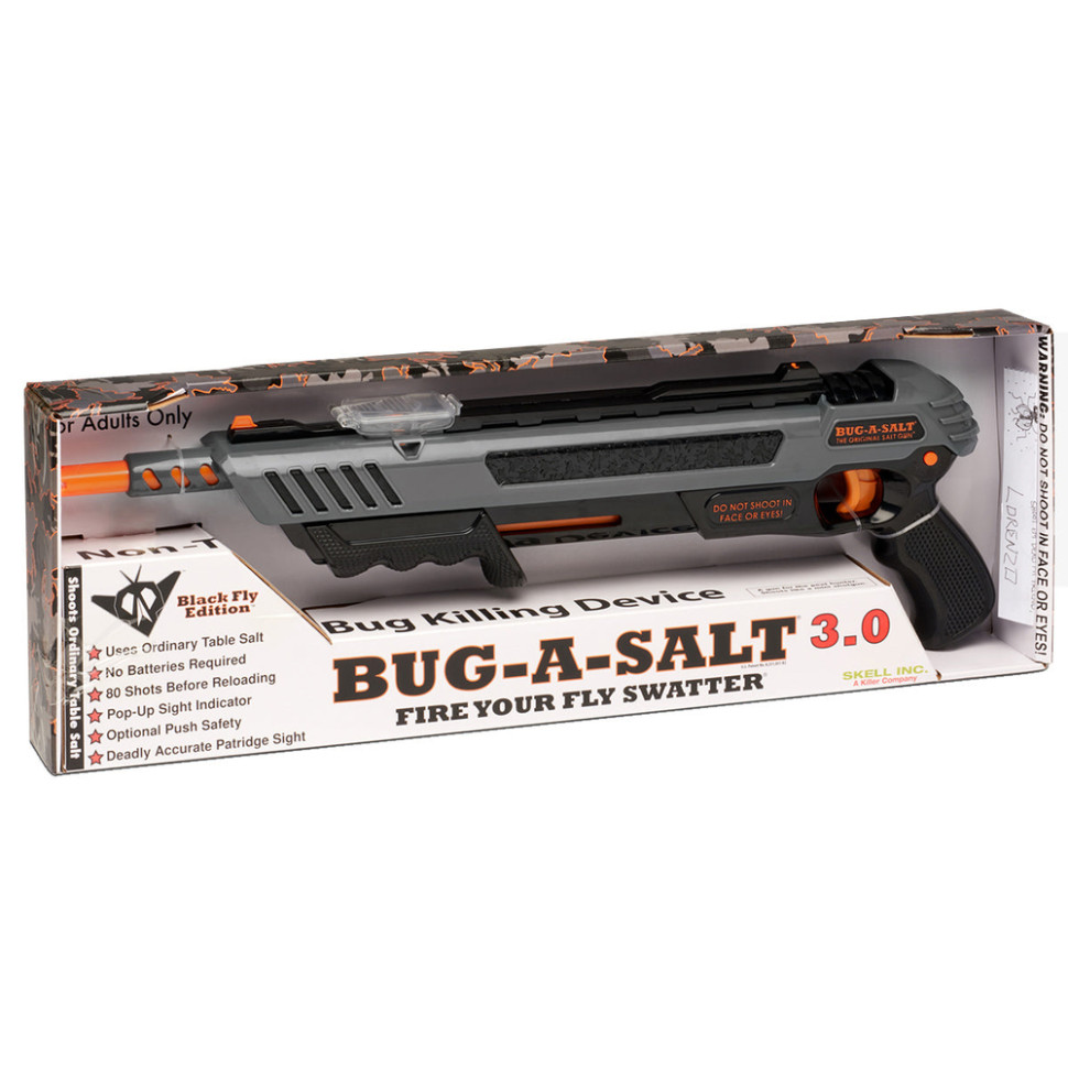 Сольова гвинтівка для полювання на комах Bug-A-Salt 3.0 - Чорна