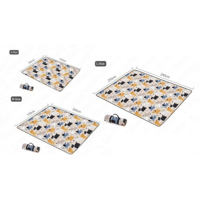 Килимок для пікніка Naturehike m 170*200 NH21FCD01 art geometry 