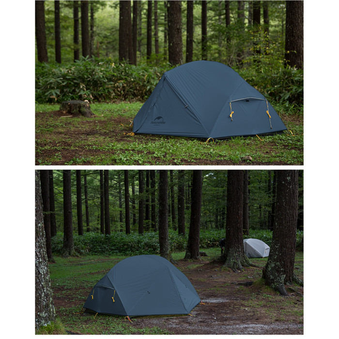 Намет двомісний ультралегкий Naturehike Mongar UL NH19M002-J, синій 