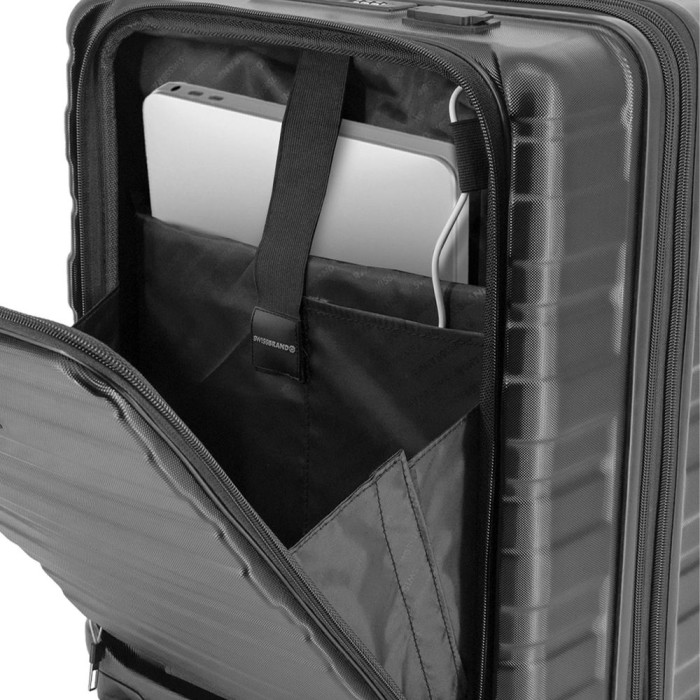 Валіза Swissbrand Freya (S) Charcoal (SWB_LHFRE174S) 