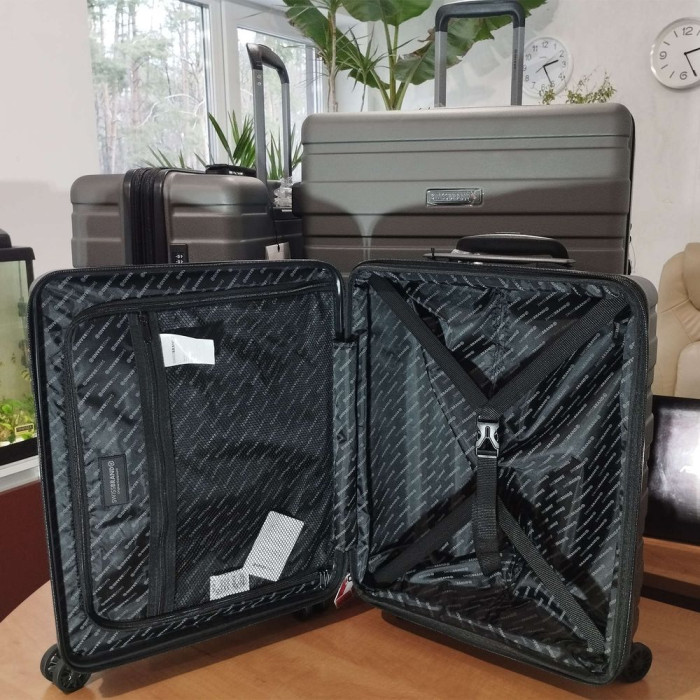 Валіза Swissbrand Freya (S) Charcoal (SWB_LHFRE174S) 