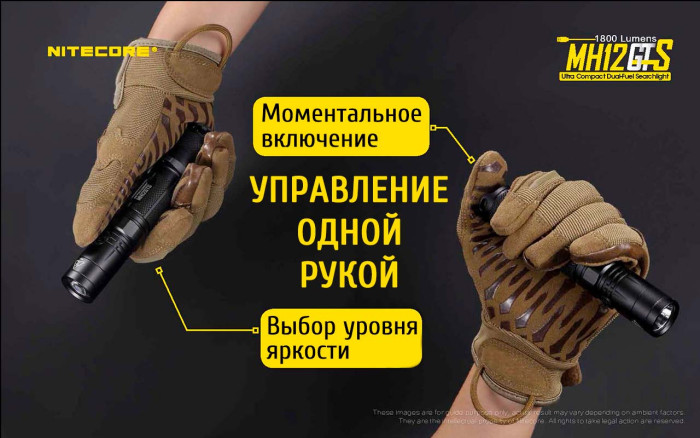 Ліхтар Nitecore MH12GTS 
