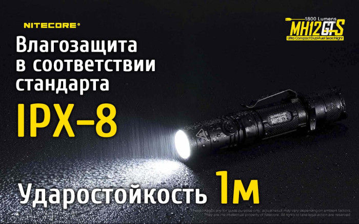 Ліхтар Nitecore MH12GTS 