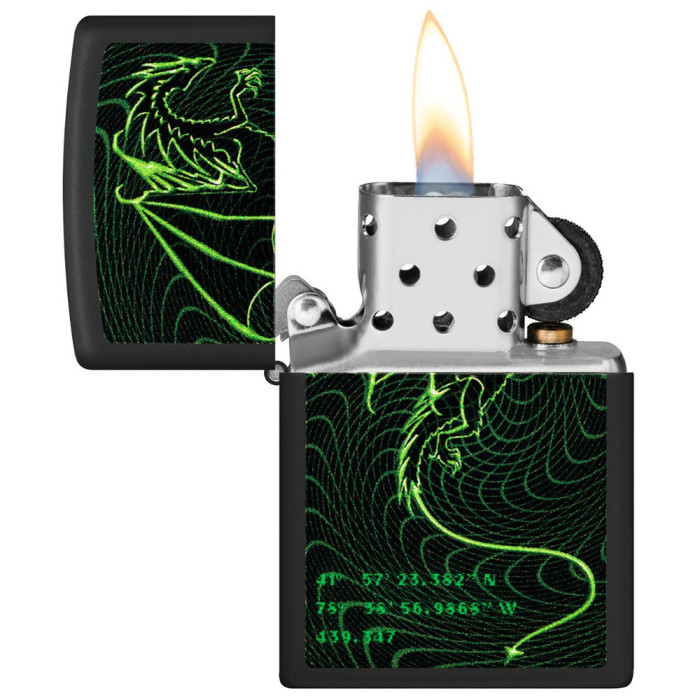 Запальничка Zippo 218 2022PFF Cyberpunk Dragon Design 48497 