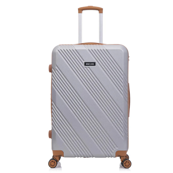 Валіза Semi Line 24" (M) Light Grey (T5849-2) 