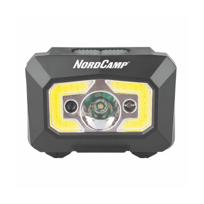 Ліхтар налобний Nord Camp 200Lm, 3W XPE+ COB, 3xAAA, Sensor White/Red