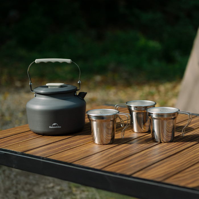 Кемпінговий чайник Naturehike CNK2450CF030 1,4 л, алюміній 