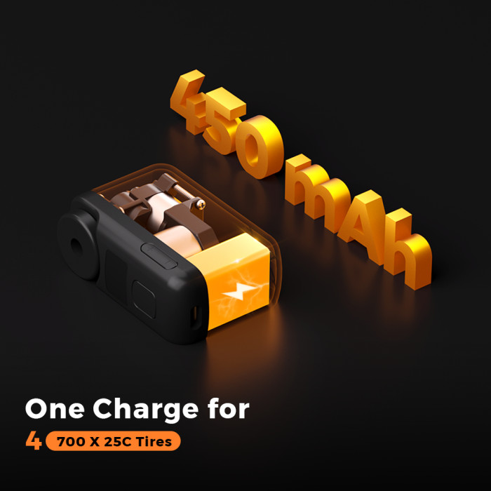 Велосипедний міні насос електричний Flextail Tiny Bike Pump Pro, 120 PSI  