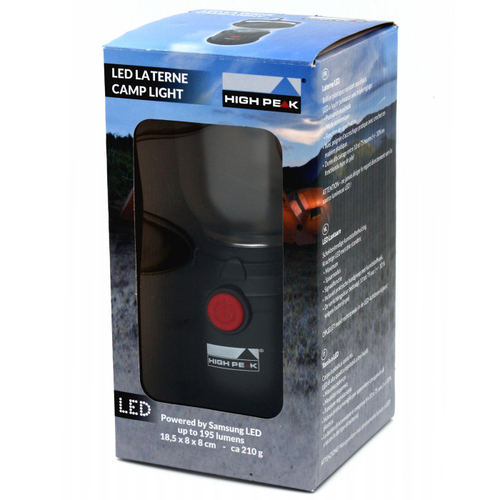 Ліхтар кемпінговий High Peak LED Lantern Camp Light-чорний (41483) 