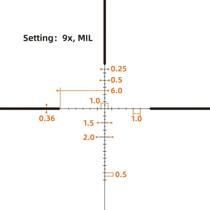 Приціл оптичний Vector Optics SOI 3-9x40 (25.4 мм) AO SFP VNM-1 MIL 