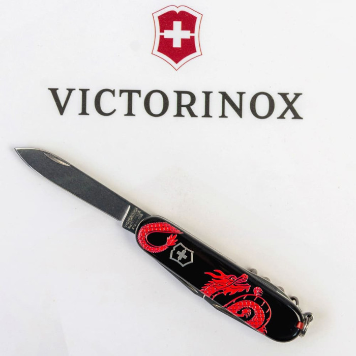 Складаний ніж Victorinox SPARTAN ZODIAC Червоний дракон 1.3603.3.Z3361u 