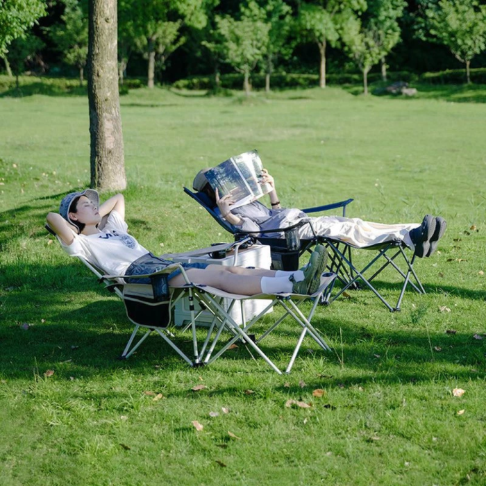 Крісло складане Naturehike CNK2300JJ012, алюміній, чорний 