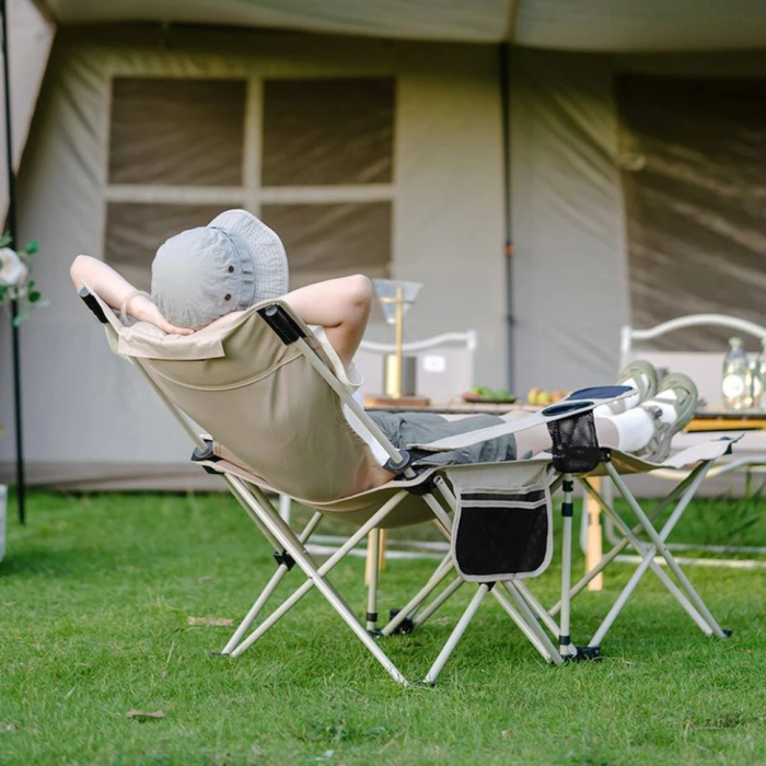 Крісло складане Naturehike CNK2300JJ012, алюміній, чорний 