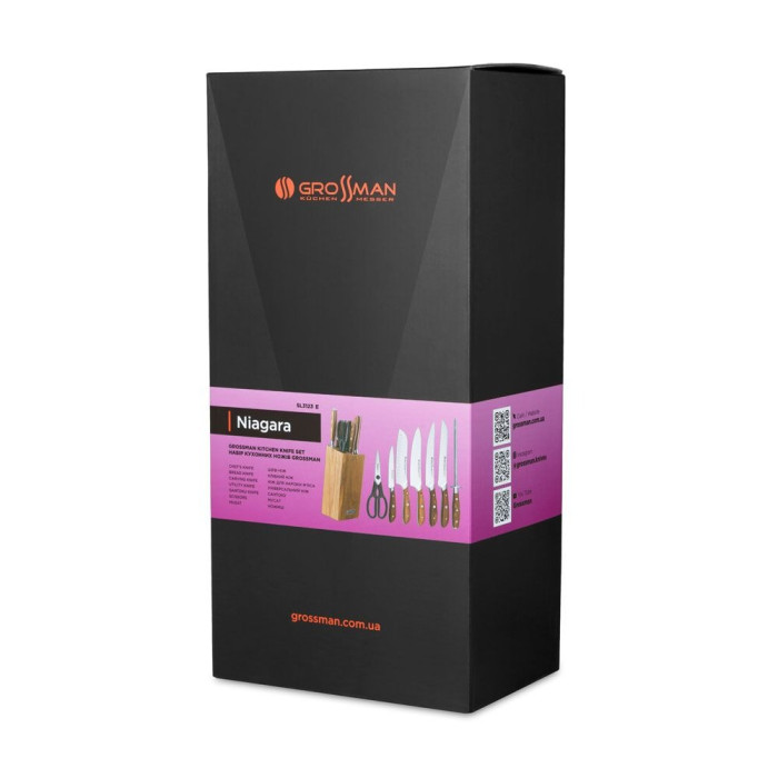 Набір кухонних ножів Grossman SL3123E-Niagara 