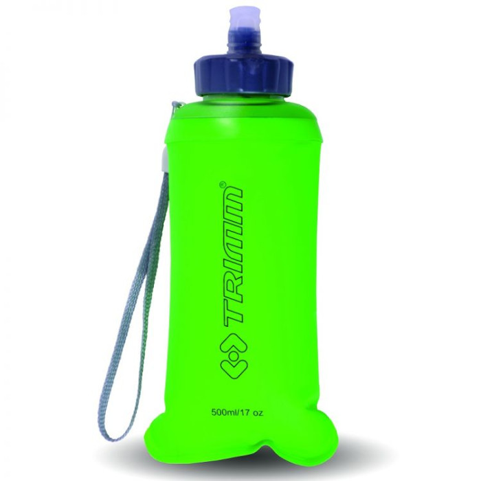 Фляга Trimm GEL-FLASK-A 500 light green/black print - зелений 