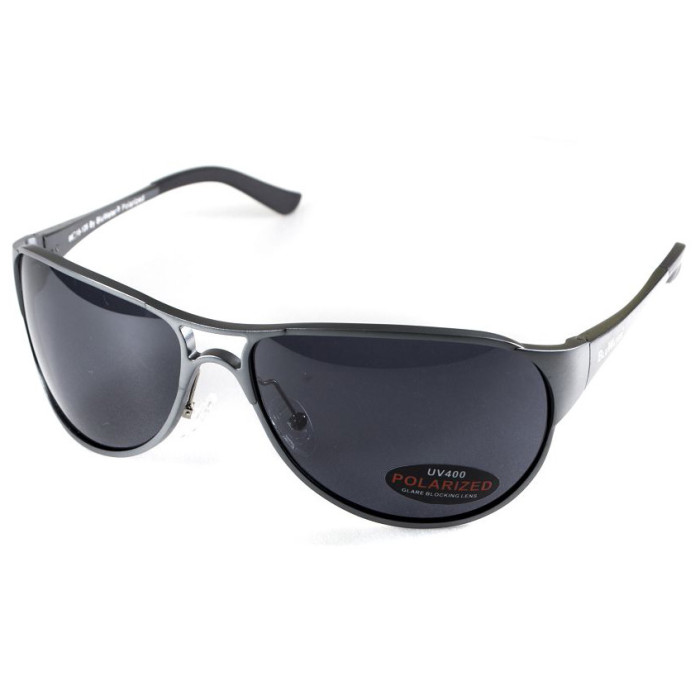 Окуляри BluWater Alumination - 3 Gun Metal Polarized (gray) чорні 