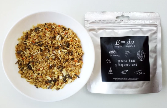 Гречана каша з ламінарією E=da (E=da-7) 