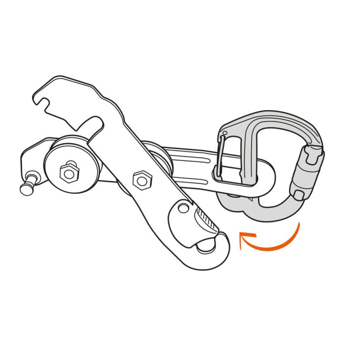 Карабін Petzl FREINO Z TWIST-LOCK 