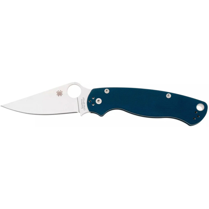 Ніж Spyderco Para Military 2, CPM SPY27, G-10 blue 