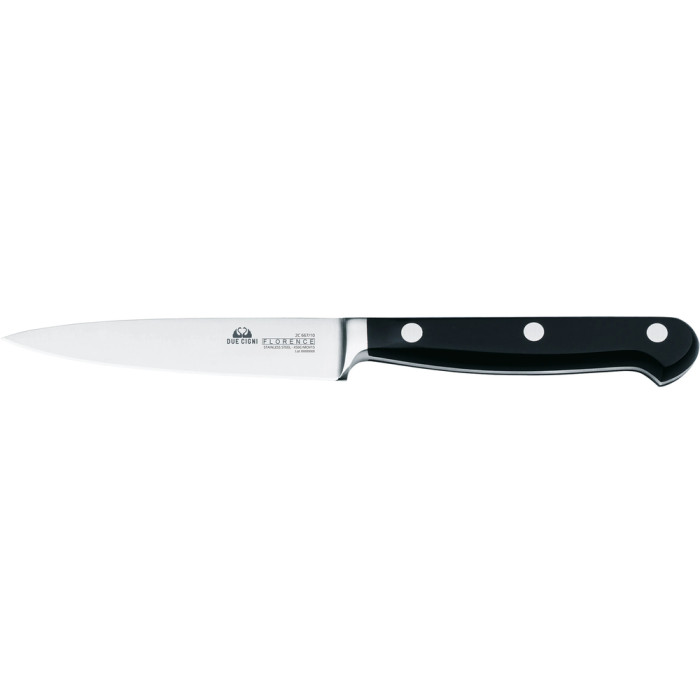 Ніж кухонний Due Cigni “Florence" Paring Knife 100 мм - черный 