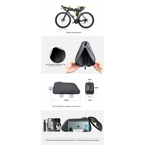 Велосумка Travel Extreme Aqua top 1,5 L 