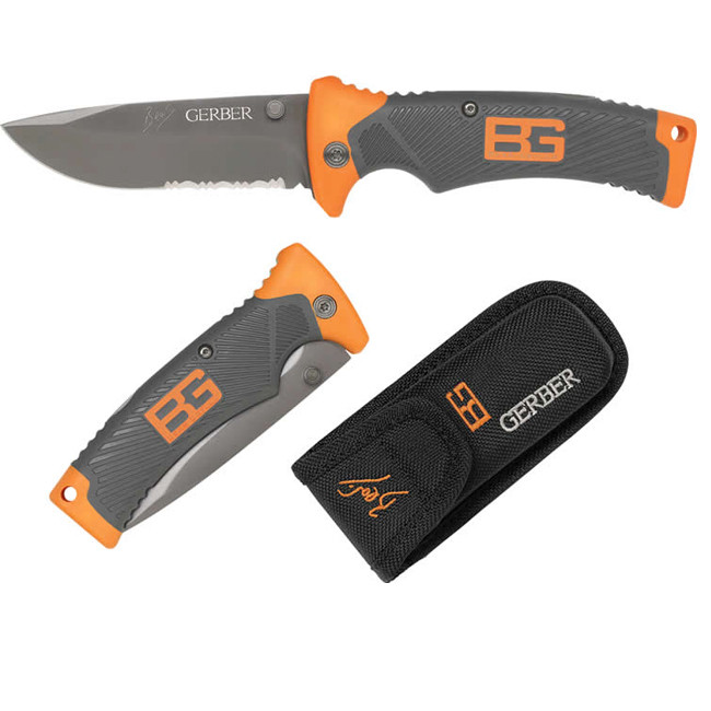 Ніж складаний ніж в піхвах Gerber Bear Grylls 31-000752 оригінал 