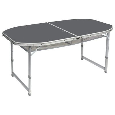 Стіл Bo-Camp Case Model Oval 150x80 cm Grey (1404399)