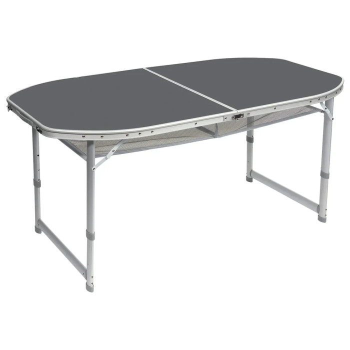 Стіл Bo-Camp Case Model Oval 150x80 cm Grey (1404399) 