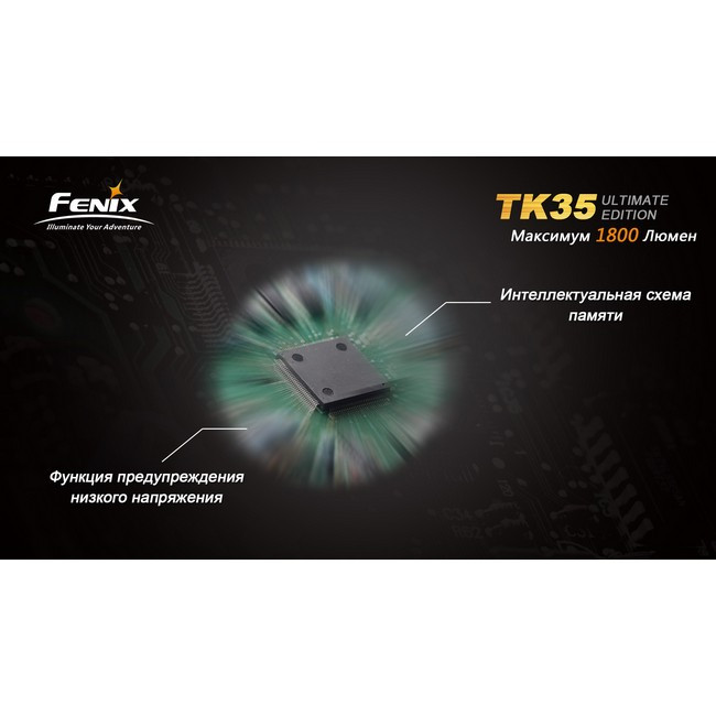 Тактичний Ліхтар Fenix TK35, сірий, Cree MT-G2 LED Ultimate Edition, 1800 люмен 