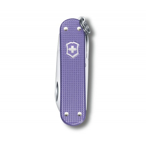 Классический нож-брелок Swiss Army Knife, Classic SD Alox Colors, 58 mm, Electric Lavender, Gift Box 