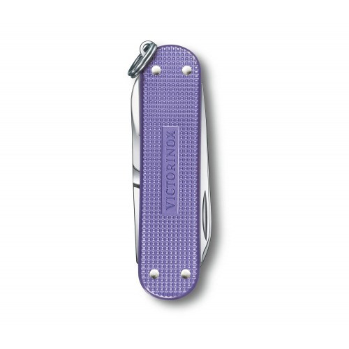 Классический нож-брелок Swiss Army Knife, Classic SD Alox Colors, 58 mm, Electric Lavender, Gift Box 