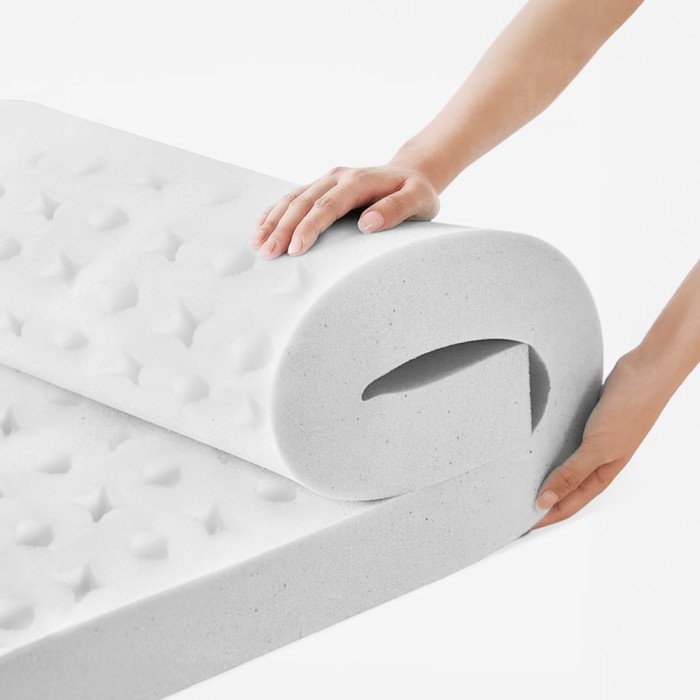 Килимок самонадувний із подушкою одномісний Naturehike CNK2550WS025, 30 мм, бежевий 