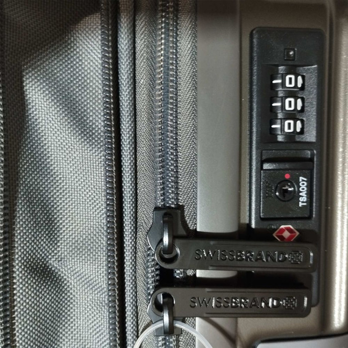 Валіза Swissbrand Hazel (L) Charcoal (SWB_LHHAZ174L) 