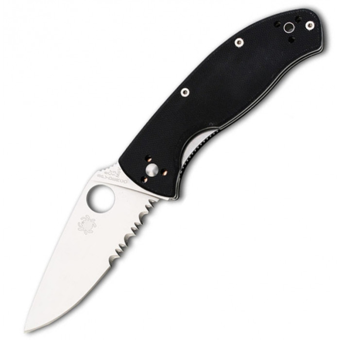 Ніж Spyderco Tenacious полусеррейтор C122GPS 