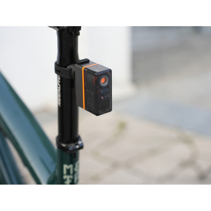 Велосипедний міні насос-задня фара Flextail Tiny Tire Pump ACS, чорний 