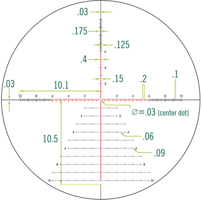 Приціл Vortex RAZOR HD GEN III, 6-36X56 FFP, EBR-7D, 0.1 MRAD, 34мм 